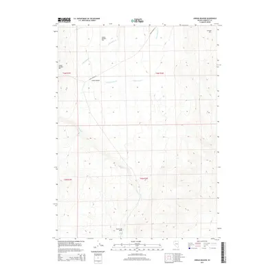 2015 Map of Jordan Meadow, 2015 Print