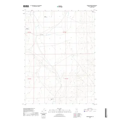 2018 Map of Jordan Meadow, 2018 Print