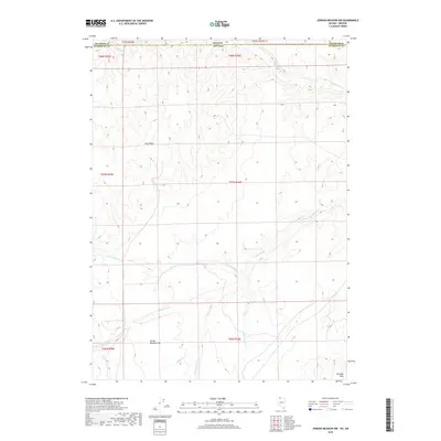2018 Map of Jordan Meadow NW, 2018 Print