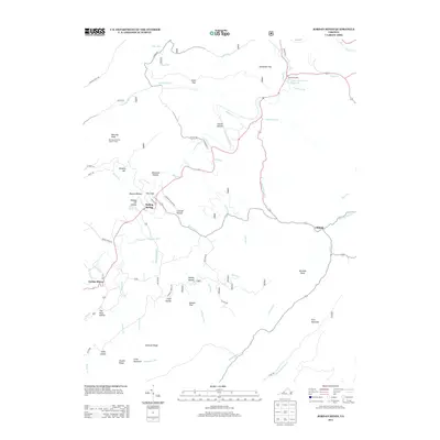 2013 Map of Jordan Mines, 2013 Print