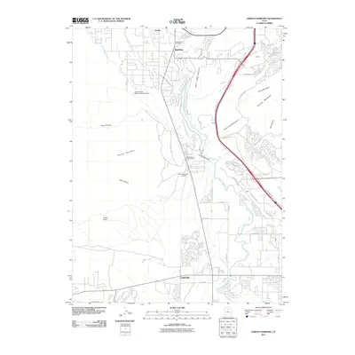 2011 Map of Jordan Narrows, 2011 Print
