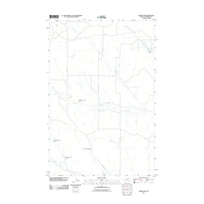 2011 Map of Jordan NW, 2011 Print