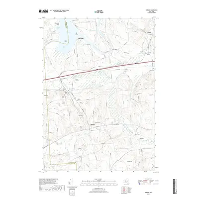 2019 Map of Jordan, 2019 Print