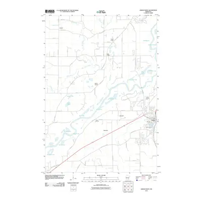 2010 Map of Jordan West, 2010 Print