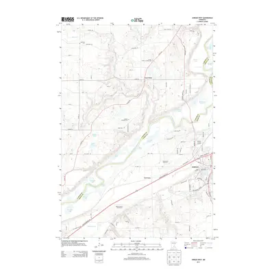 2013 Map of Jordan West, 2013 Print