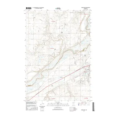 2016 Map of Jordan West, 2016 Print