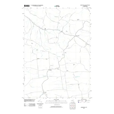 2010 Map of Jordanville, 2010 Print