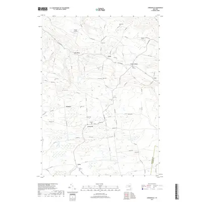 2019 Map of Jordanville, 2019 Print