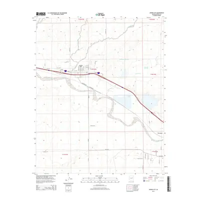 2014 Map of Joseph City, 2014 Print