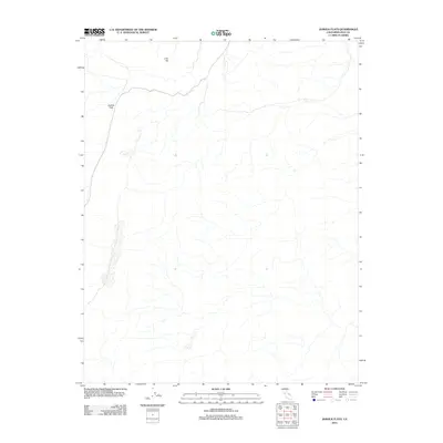 2012 Map of Joshua Flats, 2012 Print
