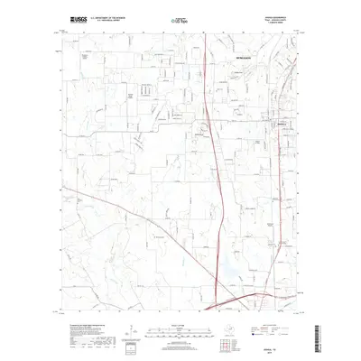 2019 Map of Joshua, 2019 Print