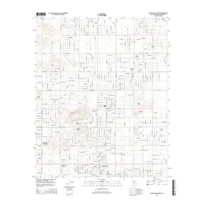 2015 Map of Joshua Tree North, 2015 Print