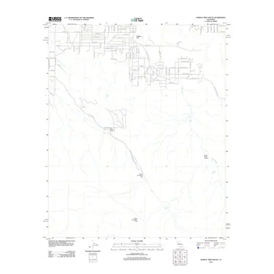 2012 Map of Joshua Tree South, 2012 Print