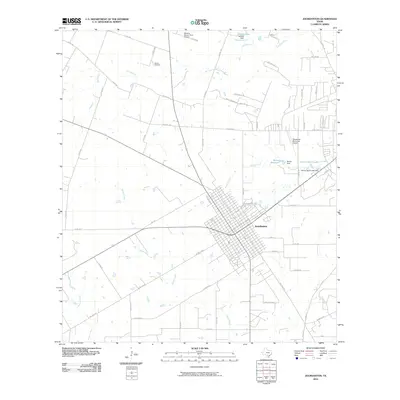 2010 Map of Jourdanton, 2010 Print