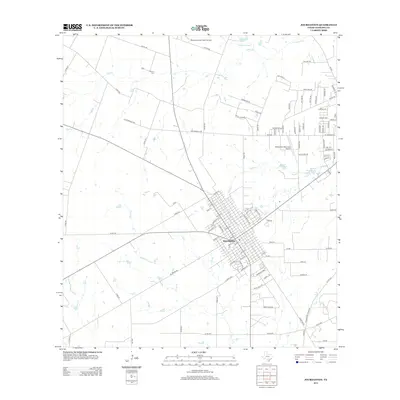 2013 Map of Jourdanton, 2013 Print
