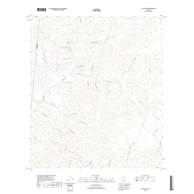 2019 Map of Joy Hollow, 2019 Print