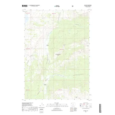 2017 Map of Joy Peak, 2017 Print
