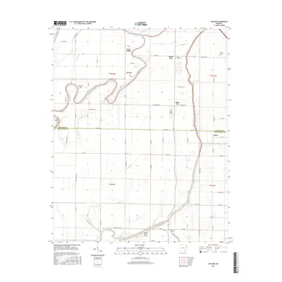2017 Map of Joyland, 2017 Print