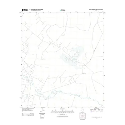 2012 Map of Juan Cordona Lake, 2012 Print