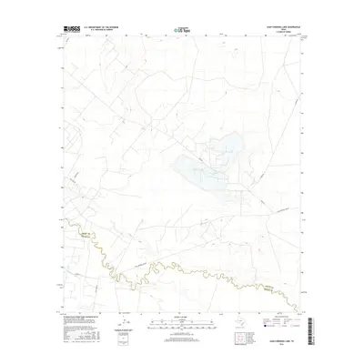 2016 Map of Juan Cordona Lake, 2016 Print