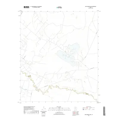 2019 Map of Juan Cordona Lake, 2019 Print