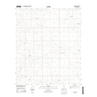 2013 Map of Juan Lake, 2013 Print