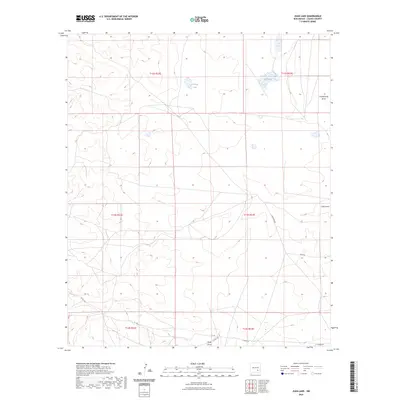 2023 Map of Juan Lake, 2023 Print