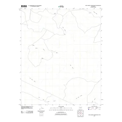 2010 Map of Juan Largo Canyon East, 2010 Print