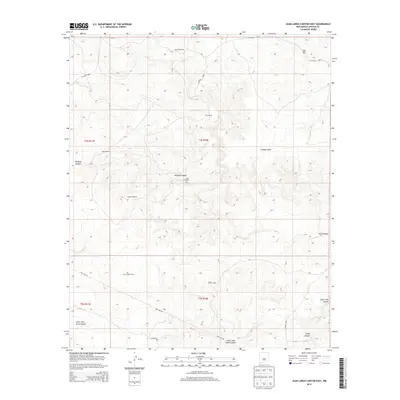 2013 Map of Juan Largo Canyon East, 2013 Print