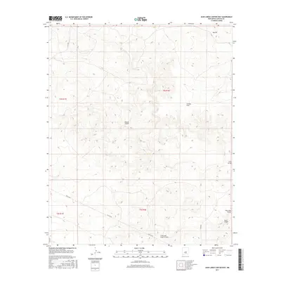 2017 Map of Juan Largo Canyon East, 2017 Print