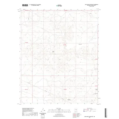 2020 Map of Juan Largo Canyon East, 2020 Print