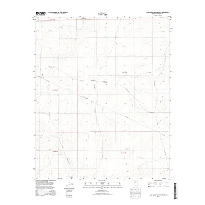 2013 Map of Juan Largo Canyon West, 2013 Print