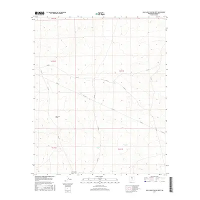 2017 Map of Juan Largo Canyon West, 2017 Print