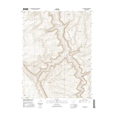 2016 Map of Juanita Arch, 2016 Print