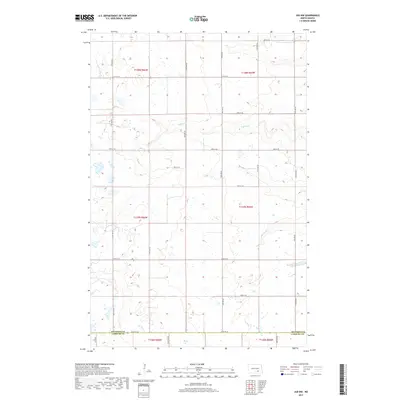 2017 Map of Jud NW, 2017 Print