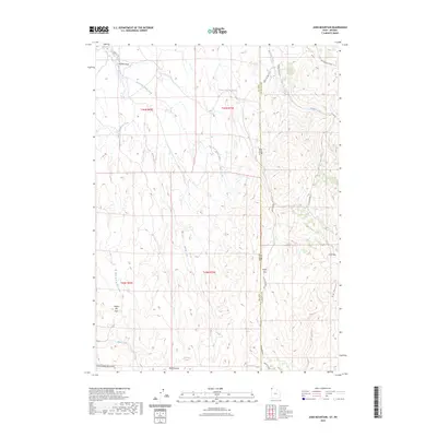 2023 Map of Judd Mountain, 2023 Print