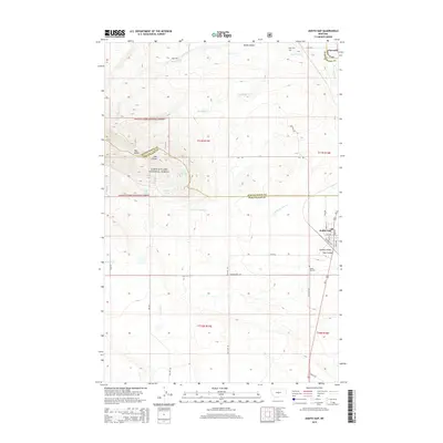 2014 Map of Judith Gap, 2014 Print