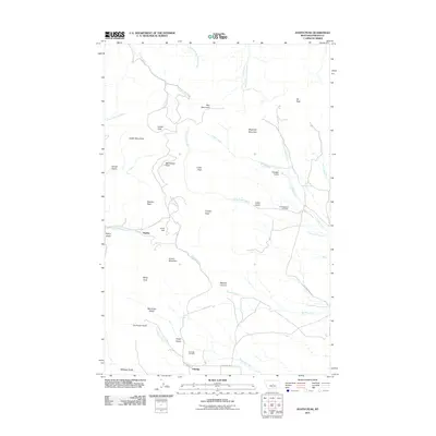 2011 Map of Judith Peak, 2011 Print