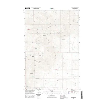 2014 Map of Judith Peak, 2014 Print