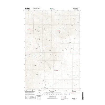 2017 Map of Judith Peak, 2017 Print
