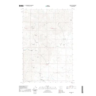 2020 Map of Judith Peak, 2020 Print