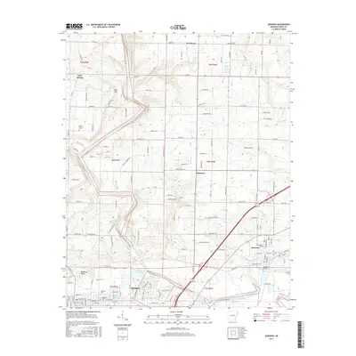 2017 Map of Judsonia, 2017 Print