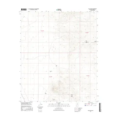 2017 Map of Jug Canyon, 2017 Print