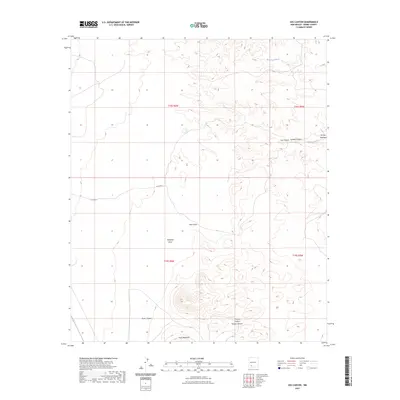 2023 Map of Jug Canyon, 2023 Print