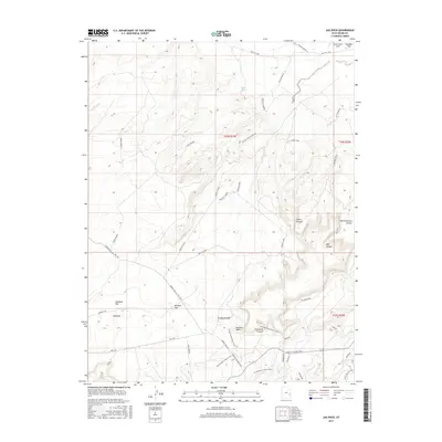 2017 Map of Jug Rock, 2017 Print