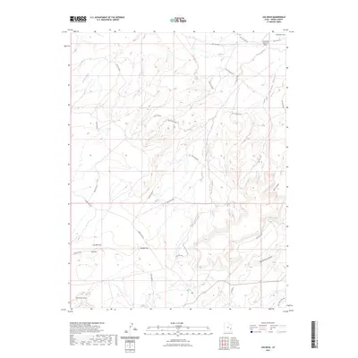 2023 Map of Jug Rock, 2023 Print