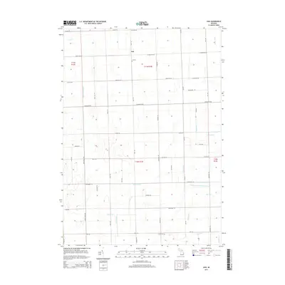 2014 Map of Juhl, 2014 Print