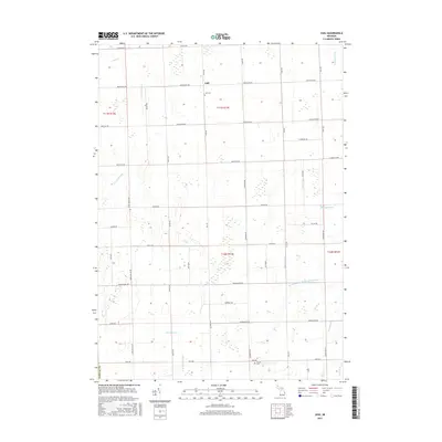 2017 Map of Juhl, 2017 Print