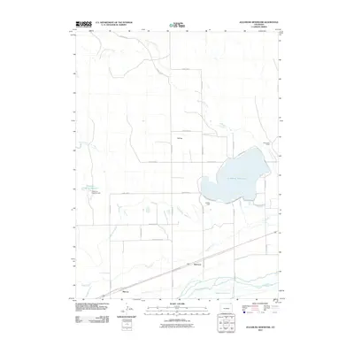 2010 Map of Julesburg Reservoir, 2010 Print