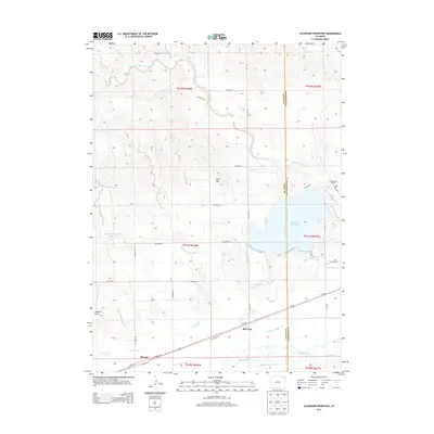 2013 Map of Julesburg Reservoir, 2013 Print